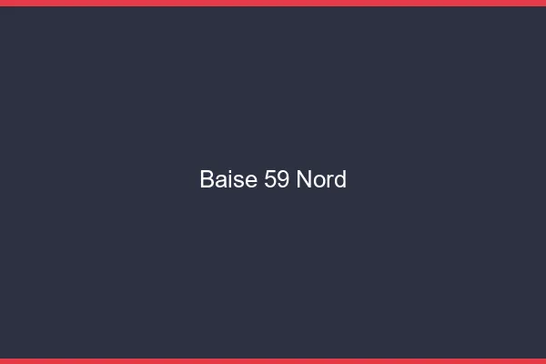 Baise 59 nord