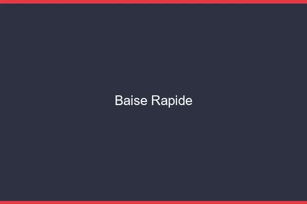 Baise rapide en ligne