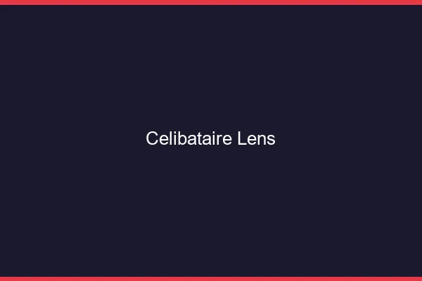 Célibataire Lens
