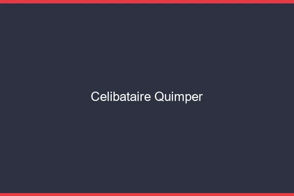 Célibataire Quimper