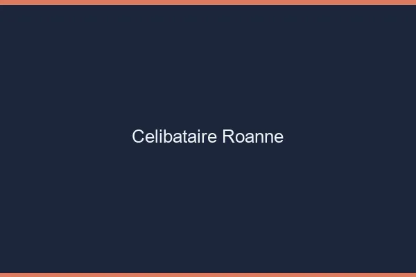 Célibataire Roanne