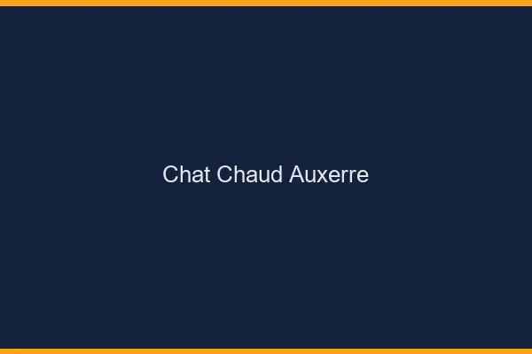 Chat chaud Auxerre