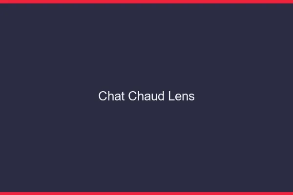 Chat chaud Lens