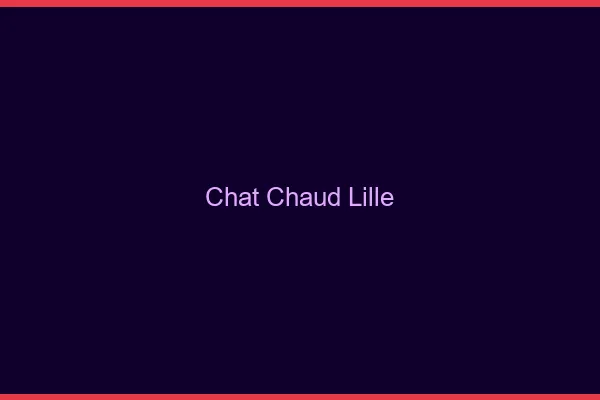 Chat chaud Lille