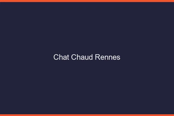 Chat chaud Rennes