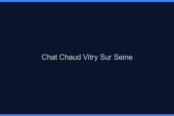 Chat chaud Vitry-sur-Seine