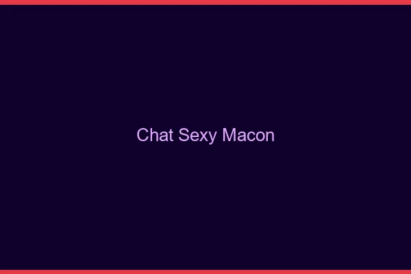 Chat sexy Mâcon