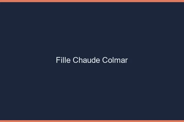 Fille chaude Colmar