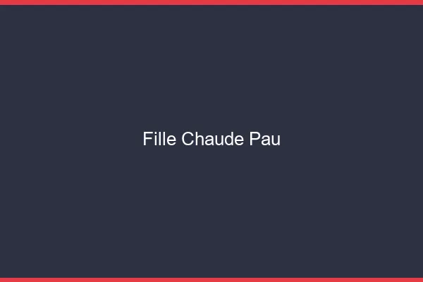 Fille chaude Pau
