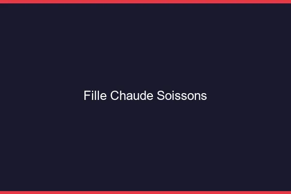 Fille chaude Soissons
