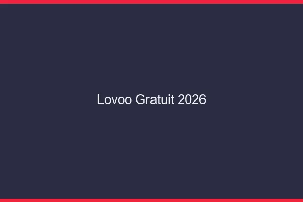 Lovoo gratuit 2026