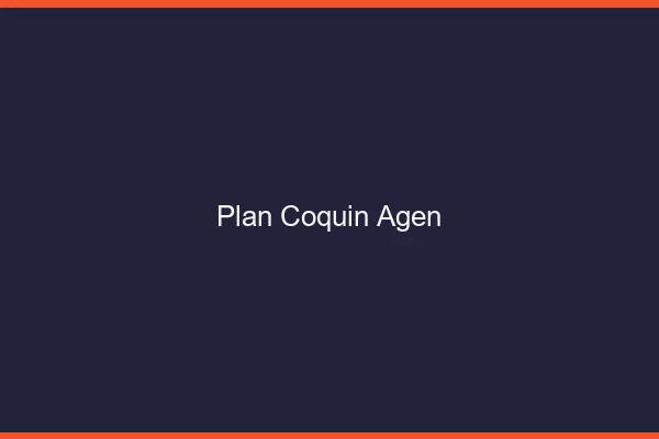 Plan coquin Agen