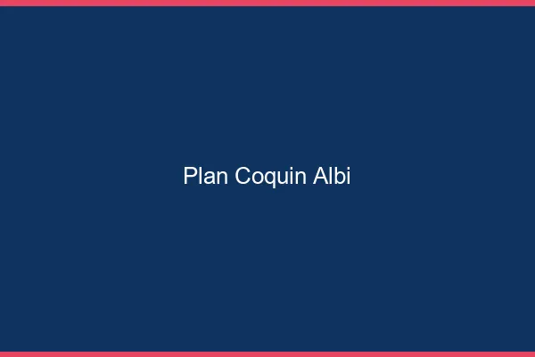 Plan coquin Albi