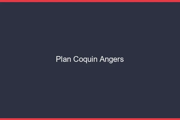 Plan coquin Angers