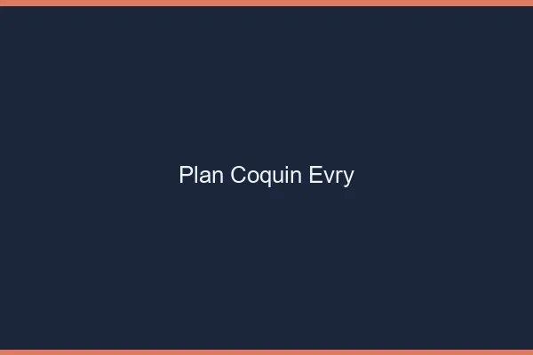 Plan coquin Évry
