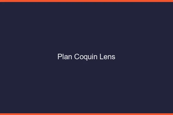 Plan coquin Lens