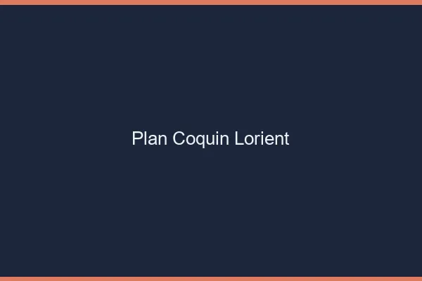 Plan coquin Lorient