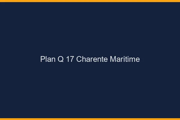Plan q 17 charente-maritime