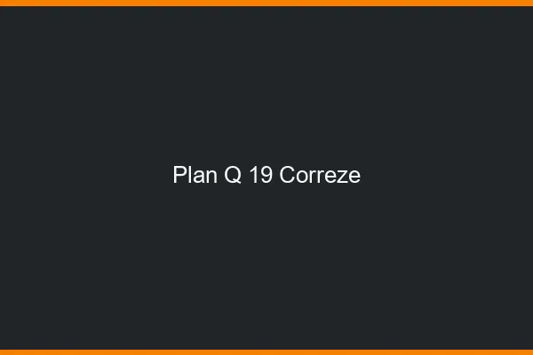 Plan q 19 corrèze