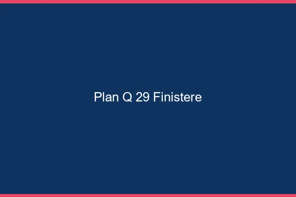 Plan q 29 finistère