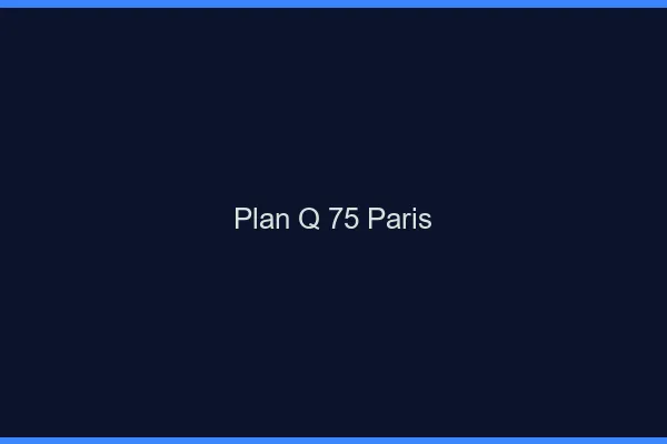 Plan q 75 Paris
