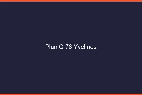 Plan q 78 yvelines