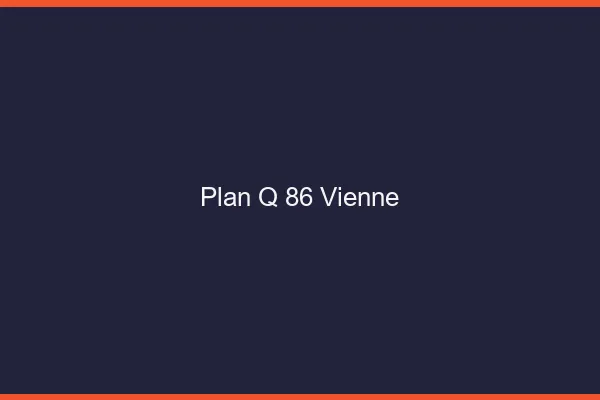 Plan q 86 vienne