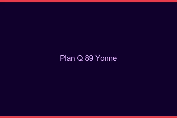 Plan q 89 yonne