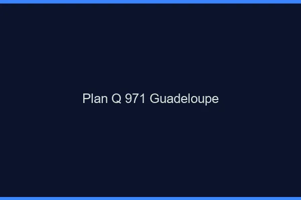 Plan q 971 Guadeloupe