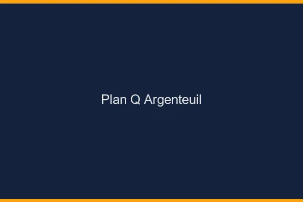 Plan q Argenteuil