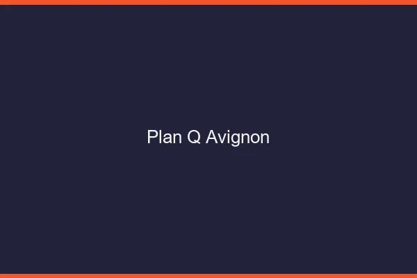 Plan q Avignon