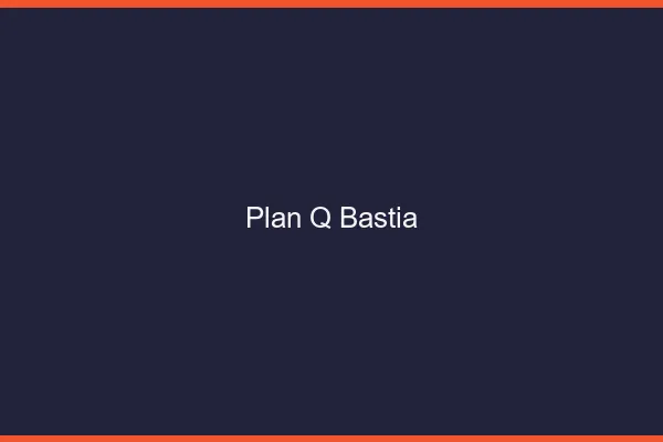 Plan q Bastia