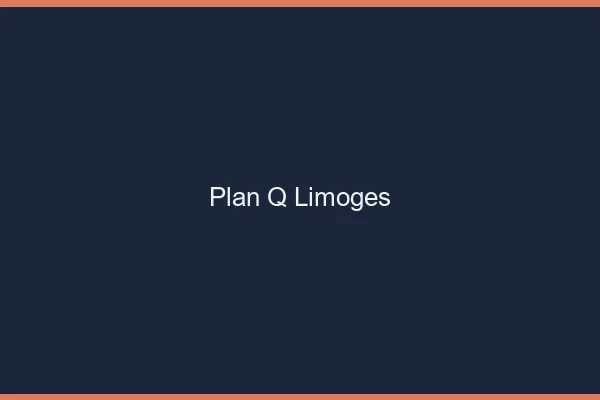 Plan q Limoges