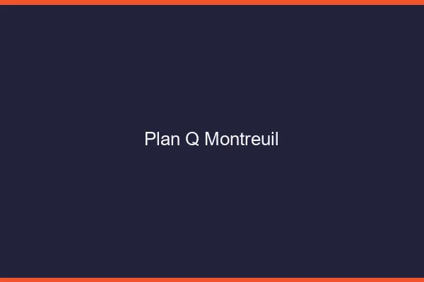 Plan q Montreuil