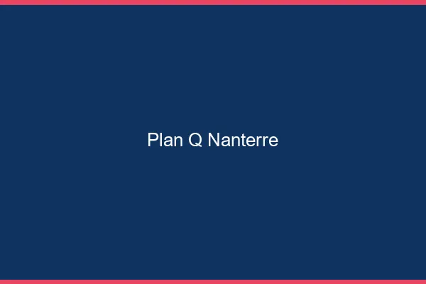Plan q Nanterre