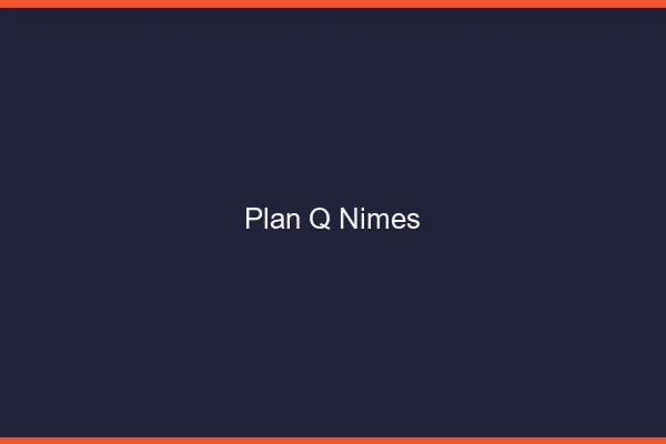 Plan q Nîmes