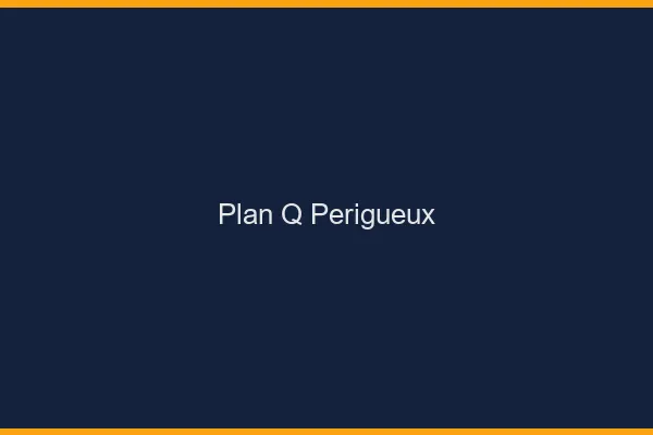 Plan q Périgueux