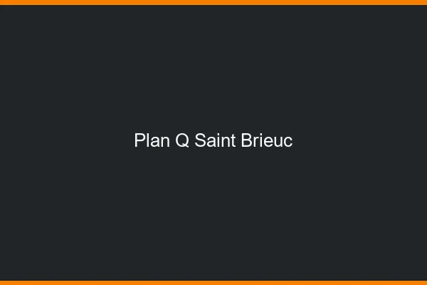 Plan q Saint-Brieuc