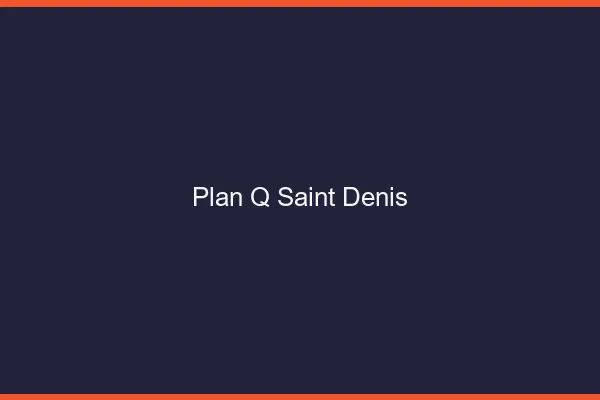 Plan q Saint-Denis