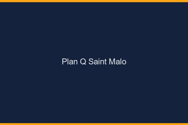 Plan q Saint-Malo