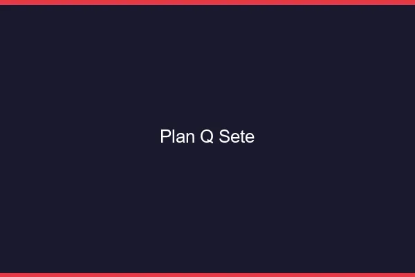 Plan q Sète